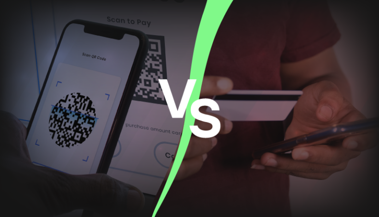 Comparison between UPI payments and traditional banking for daily transactions, highlighting speed, convenience, and security.