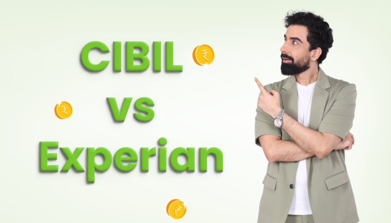 Comparison of CIBIL and Experian credit scores, representing the two major credit bureaus in India and how they impact loan eligibility.